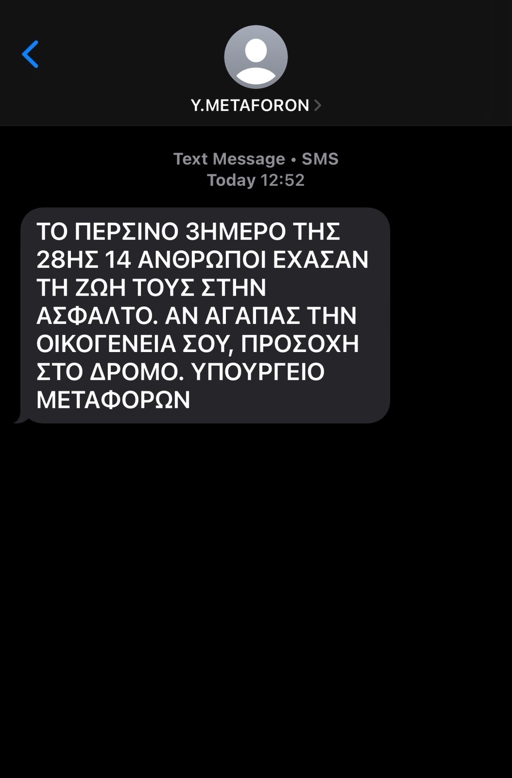 Τροχαία SMS στους οδηγούς
