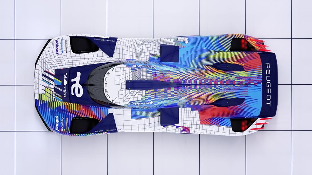 Peugeot 9X8 Le Mans 2023 Art