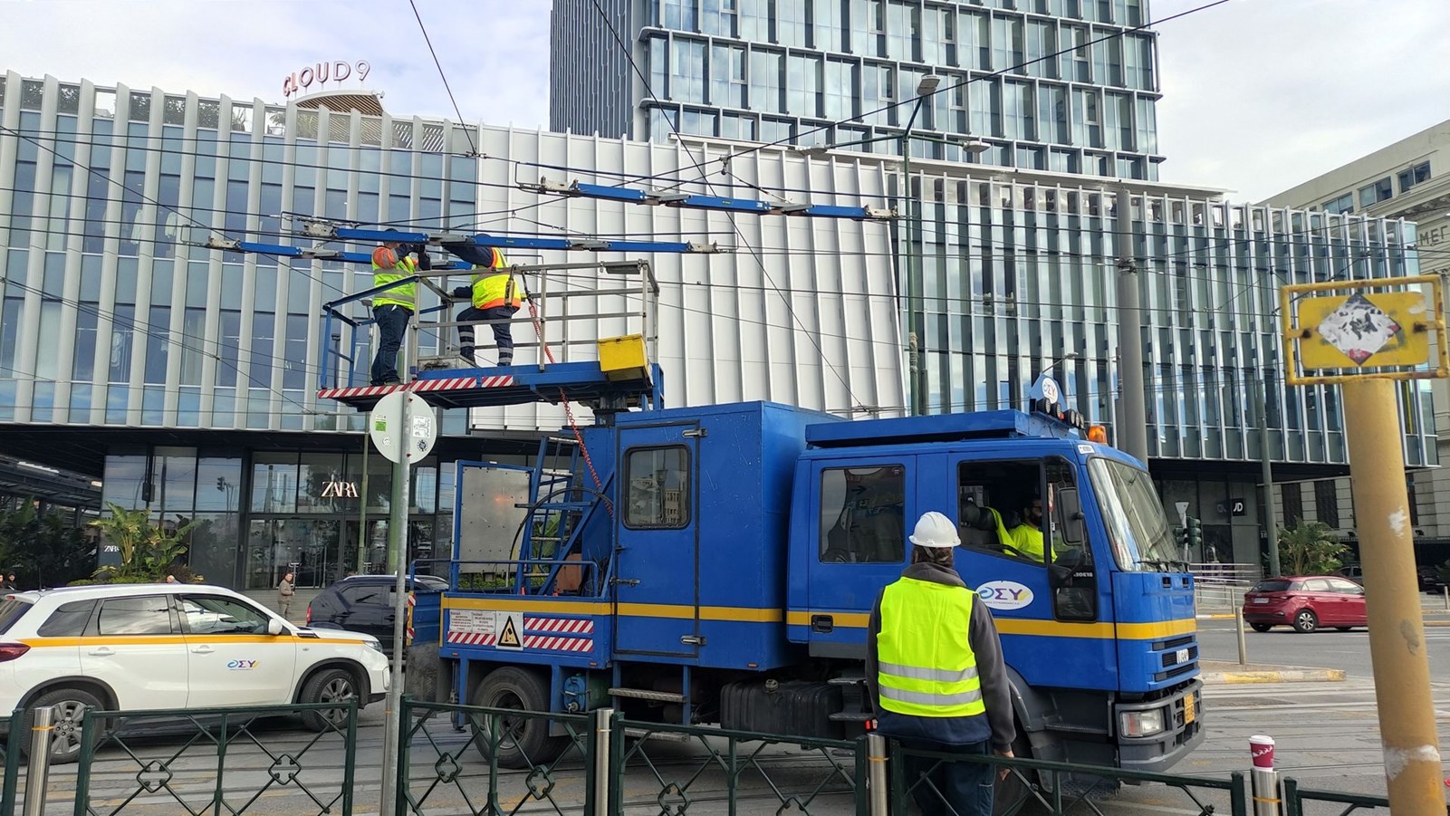 Τρολεϊ καλώδια πειραιάς