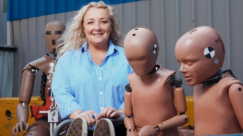 Joanne Smith crash test