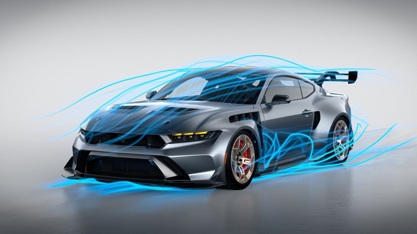 Ford Mustang GTD αεροδυναμική πτέρυγα