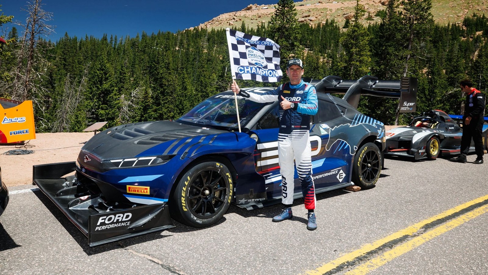 Romain Dumas Super Mustang Mach-E