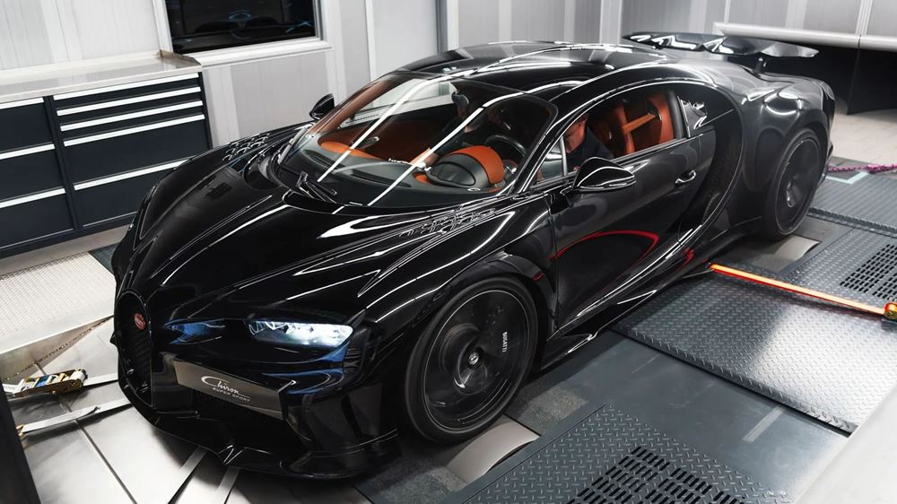 Bugatti Chiron στο δυναμόμετρο