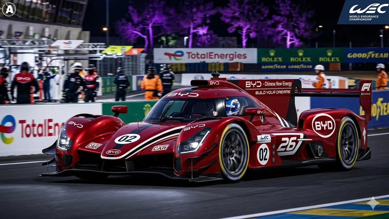 BYD FIA WEC AI φωτογραφία τεχνητής νοημοσύνης