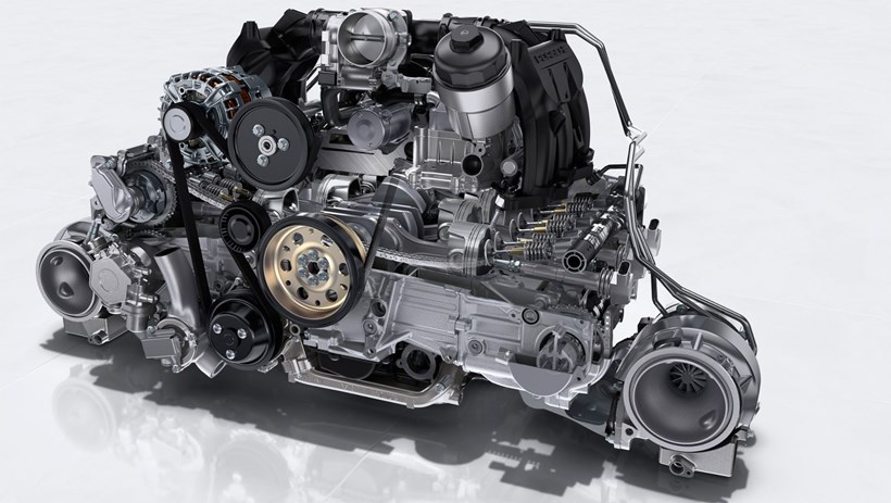 Εξακύλινδρος εν σειρά κινητήρας της Porsche