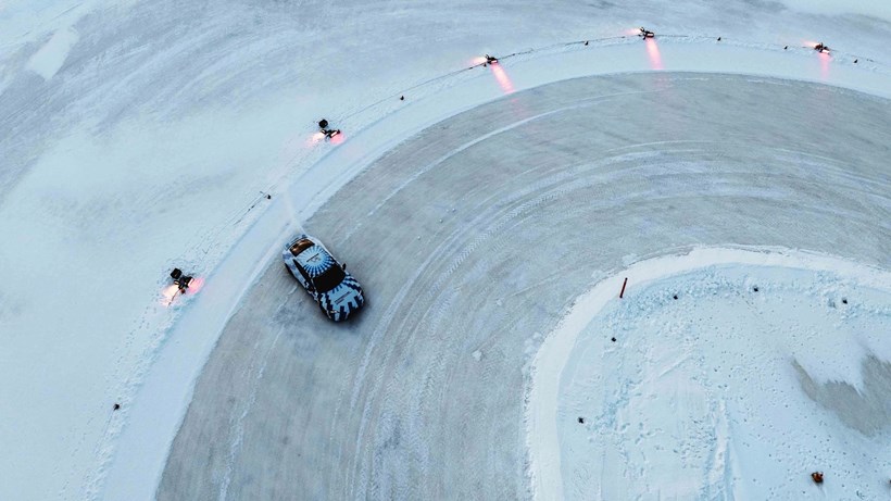 Porsche Taycan Drift Record