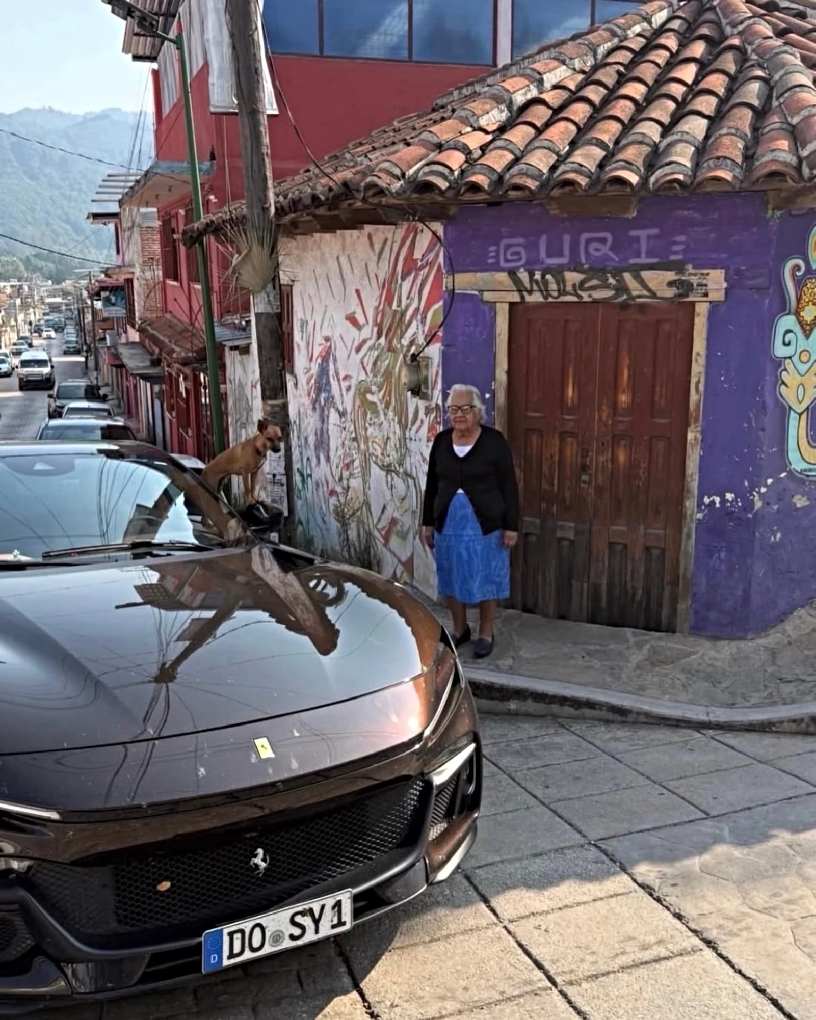 Ferrari Purosangue διάσχιση Panamericana