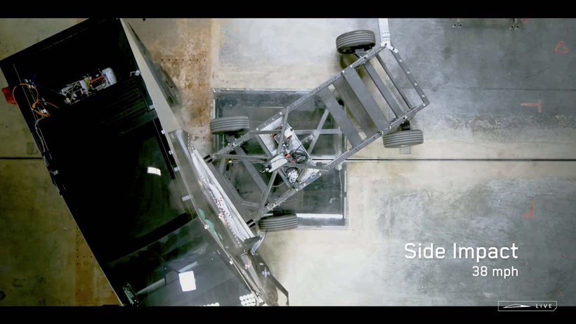 Tesla Cybertruck crash test