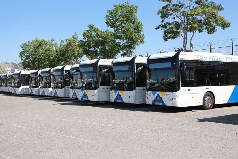 Ηλεκτρικά λεωφορεία αμαξοστάσιο Ρέντη