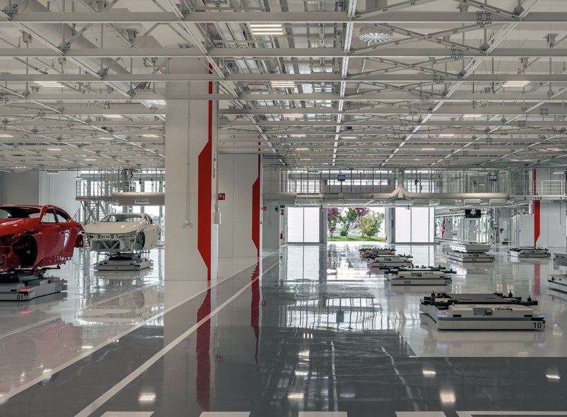 Ferrari e-building Maranello εργοστάσιο ηλεκτρικών hypercars