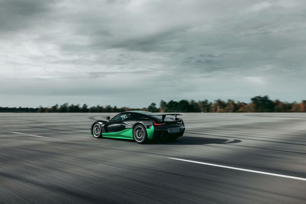 Rimac Nevera Guinness Record Όπισθεν