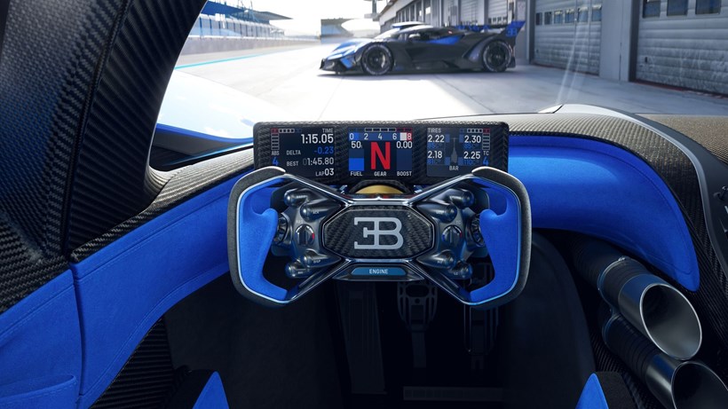Bugatti Bolide εσωτερικό