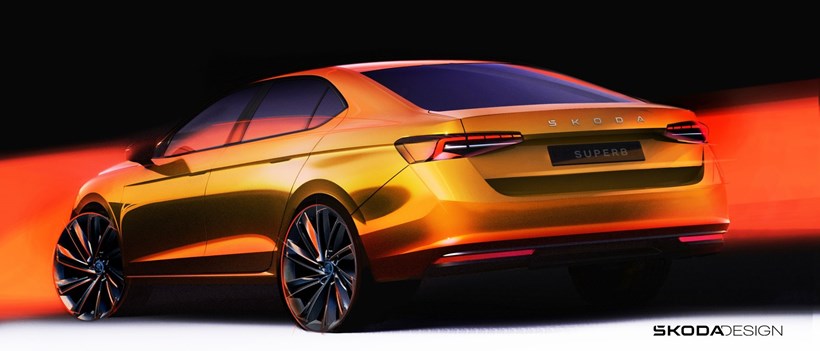 Skoda Superb σχέδια