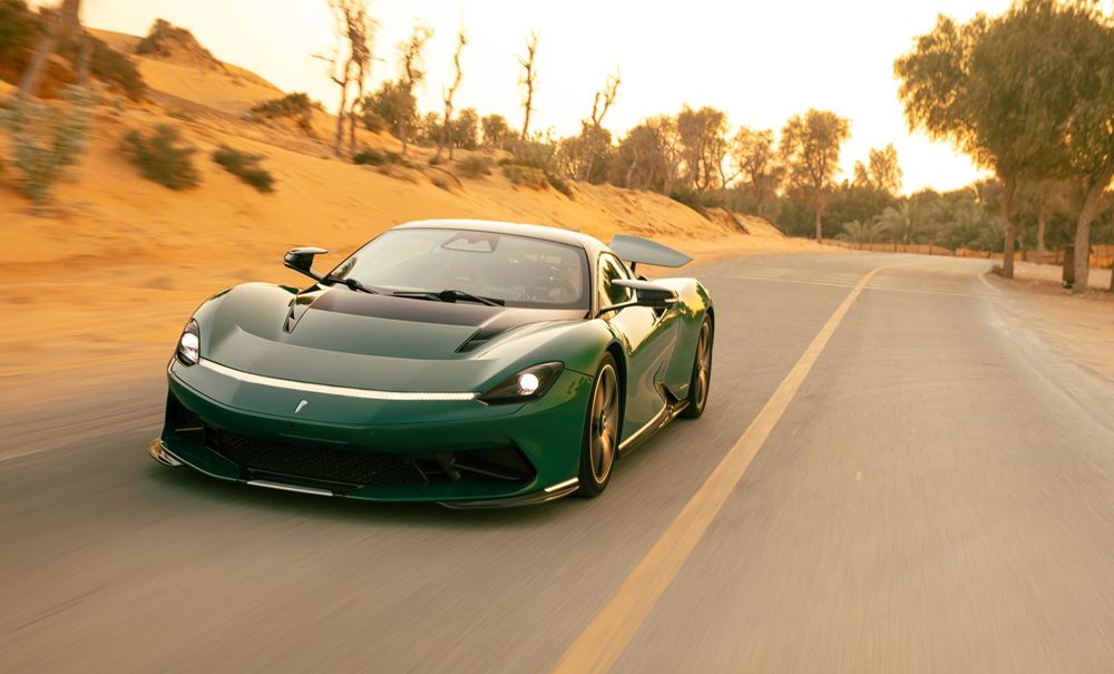 Pininfarina Battista ρεκόρ επιτάχυνσης και φρεναρίσματος