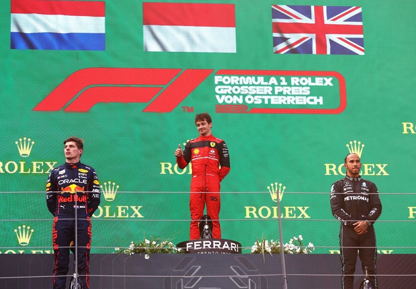 F1 GP Austria Podium