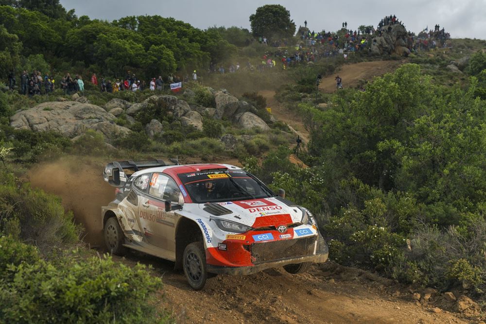 WRC Ράλι Σαρδηνίας Evans Toyota