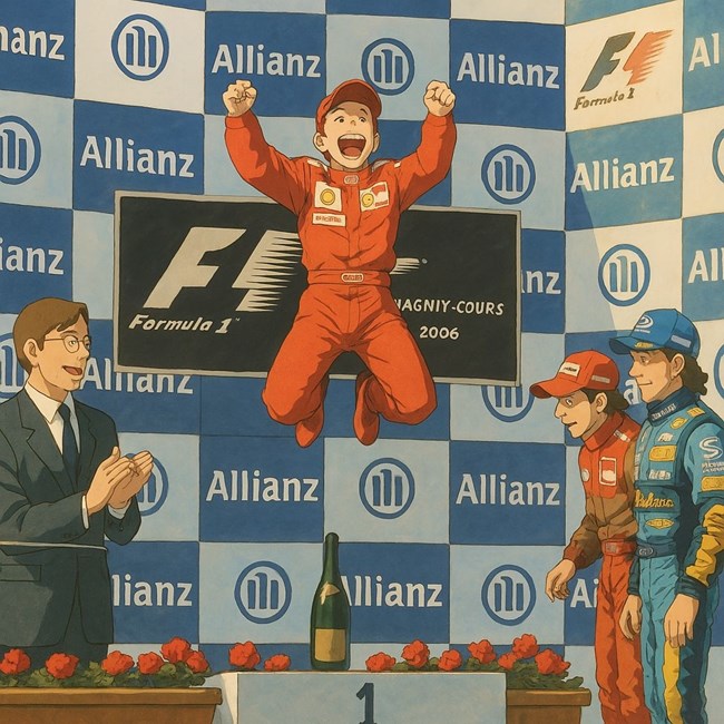 Michael Schumacher Grand Prix Γαλλίας 2006 Ghibli Studio