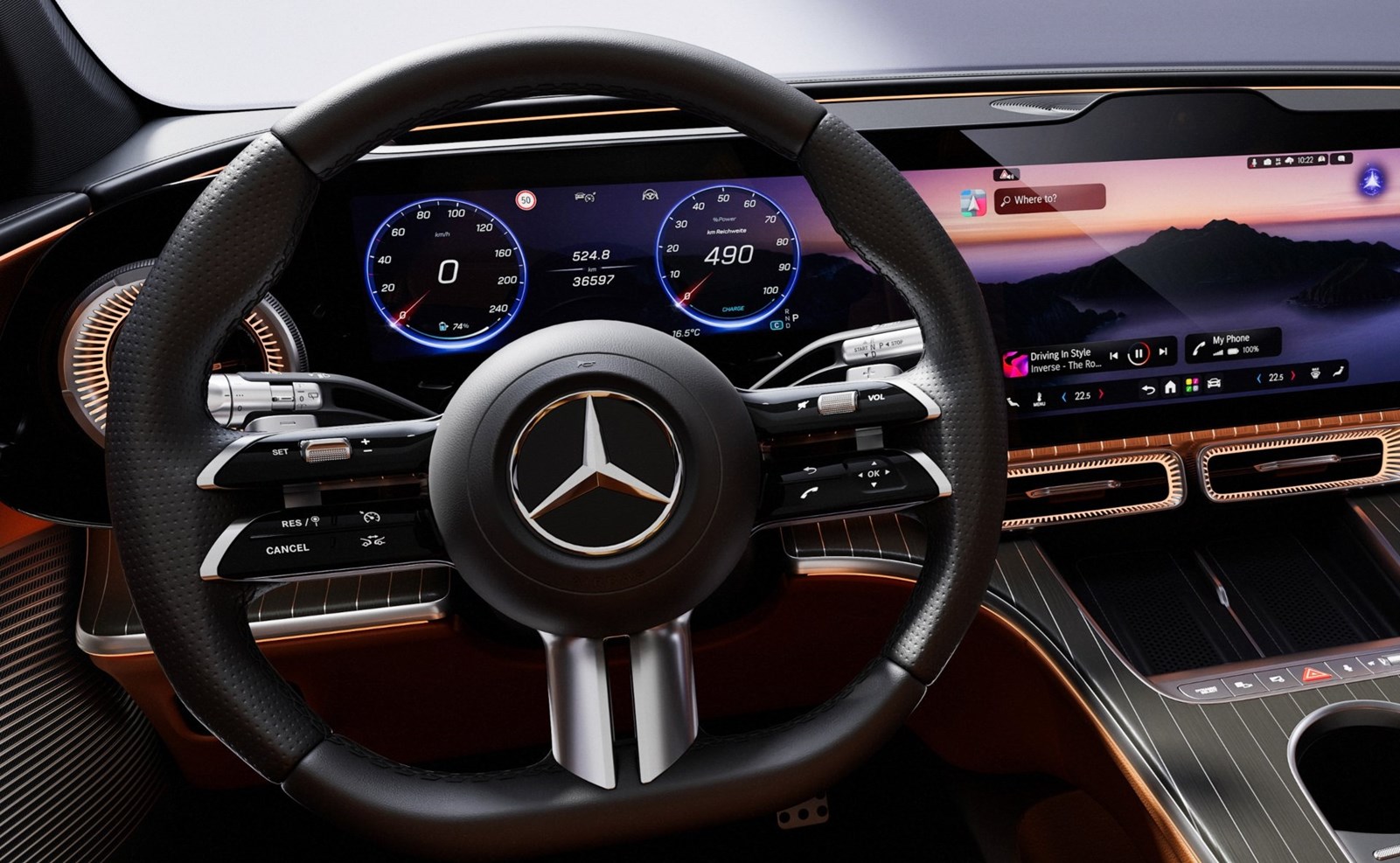 Mercedes GLC steering
