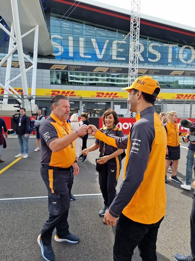Daniel Ricciardo Zak Brown