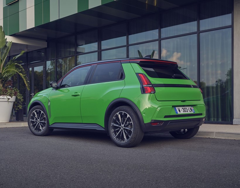 Renault 5 E-Tech Electric πράσινο χρώμα