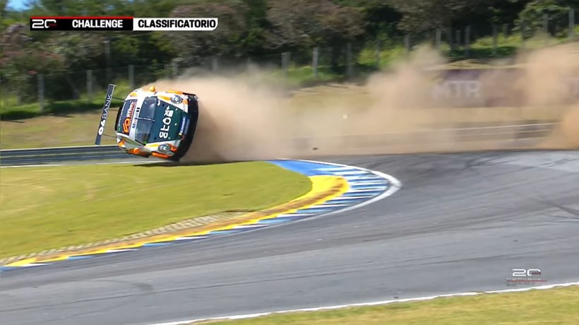 Porsche Carrera Cup Βραζιλίας ατύχημα