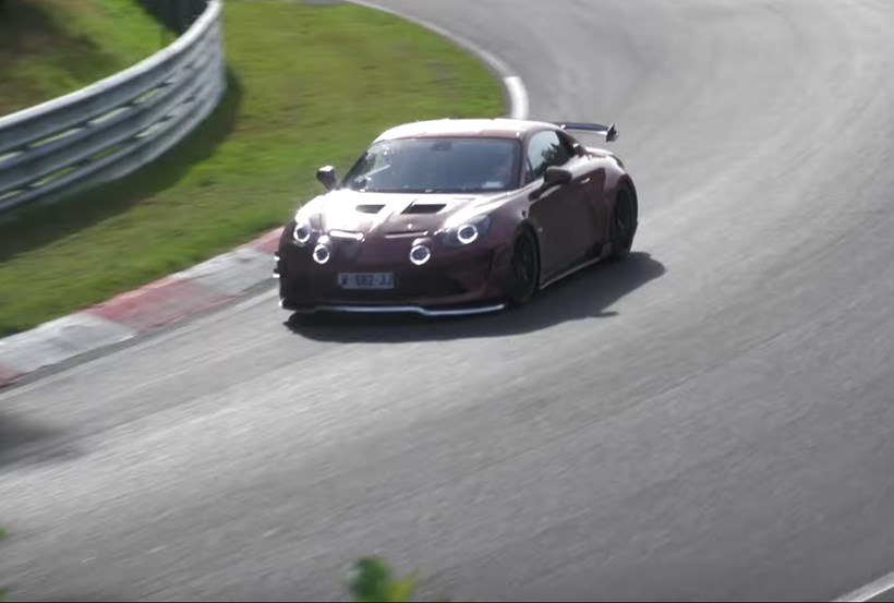 Alpine A110 Nurburgring Esteban Ocon