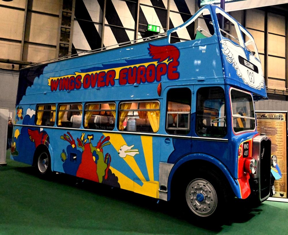 Paul McCartney Birstol Magic Bus Wings on Tour