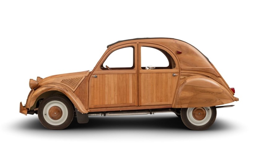 Citroen 2CV wood