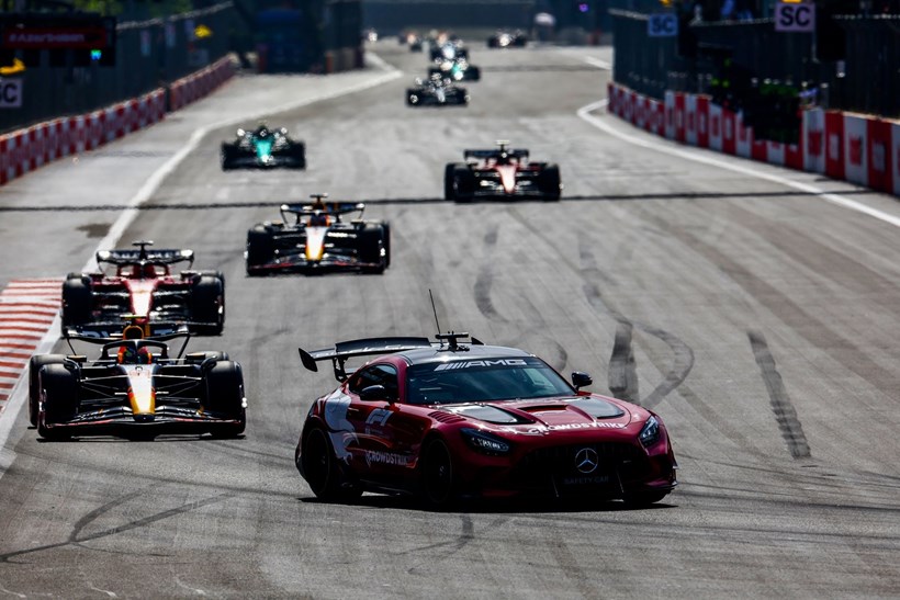 F1 GP Αζερμπαϊτζάν Αγώνας Safety Car
