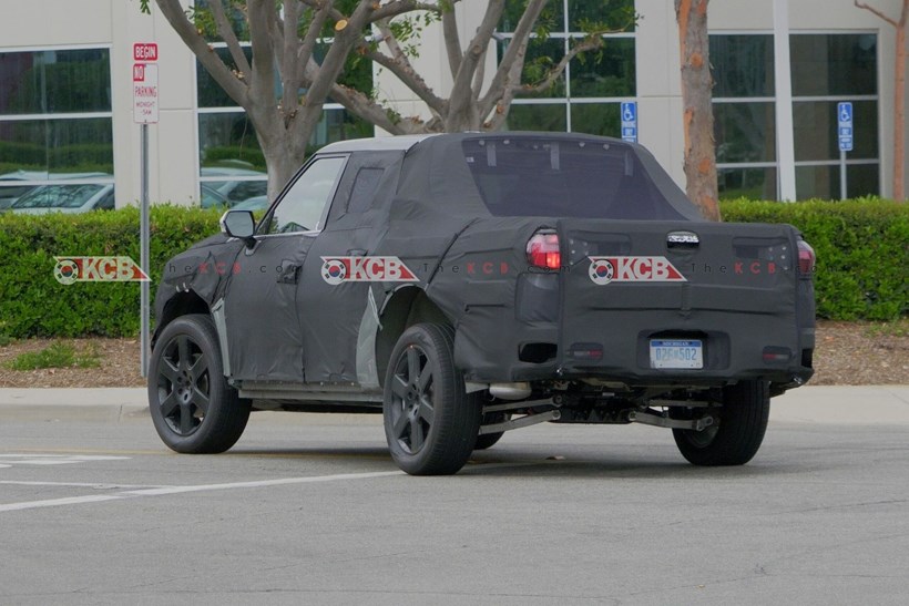 Kia EREV Pick Up Spy Photos