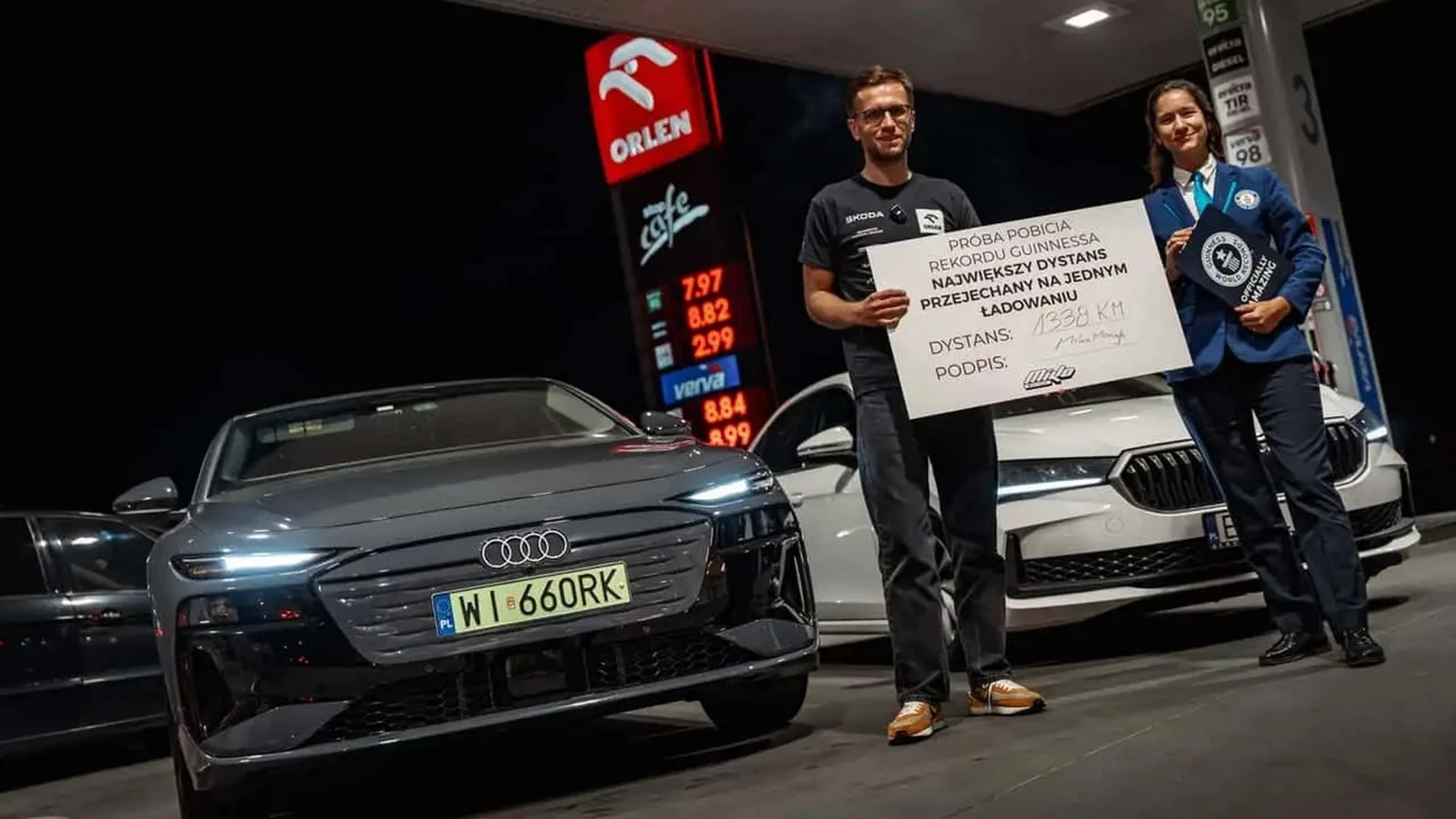 Audi A6 Sportback e-tron ρεκόρ Guinness