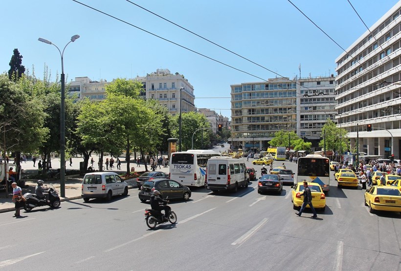 Αθήνα κέντρο κυκλοφοριακό αυτοκίνητα