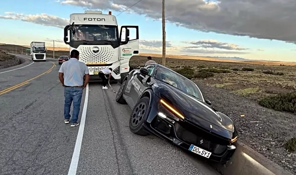 Ferrari Purosangue διάσχιση Panamericana