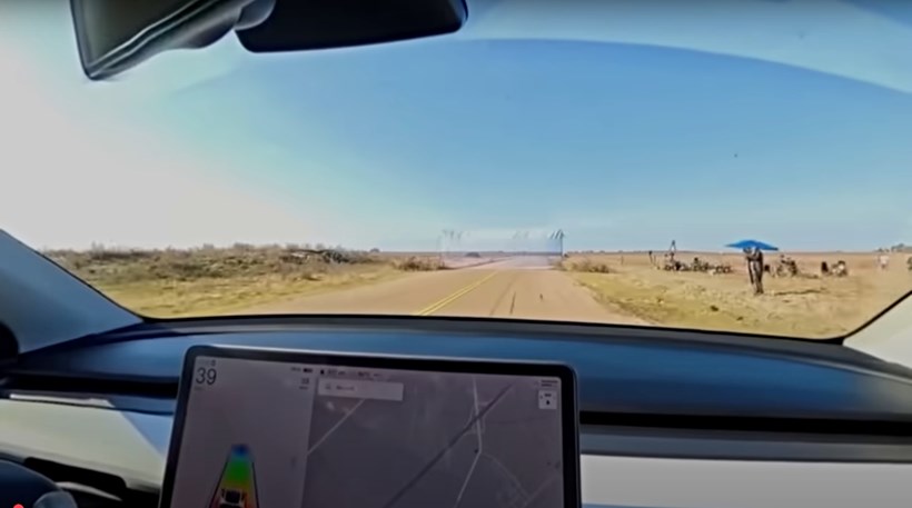 Tesla Autopilot test