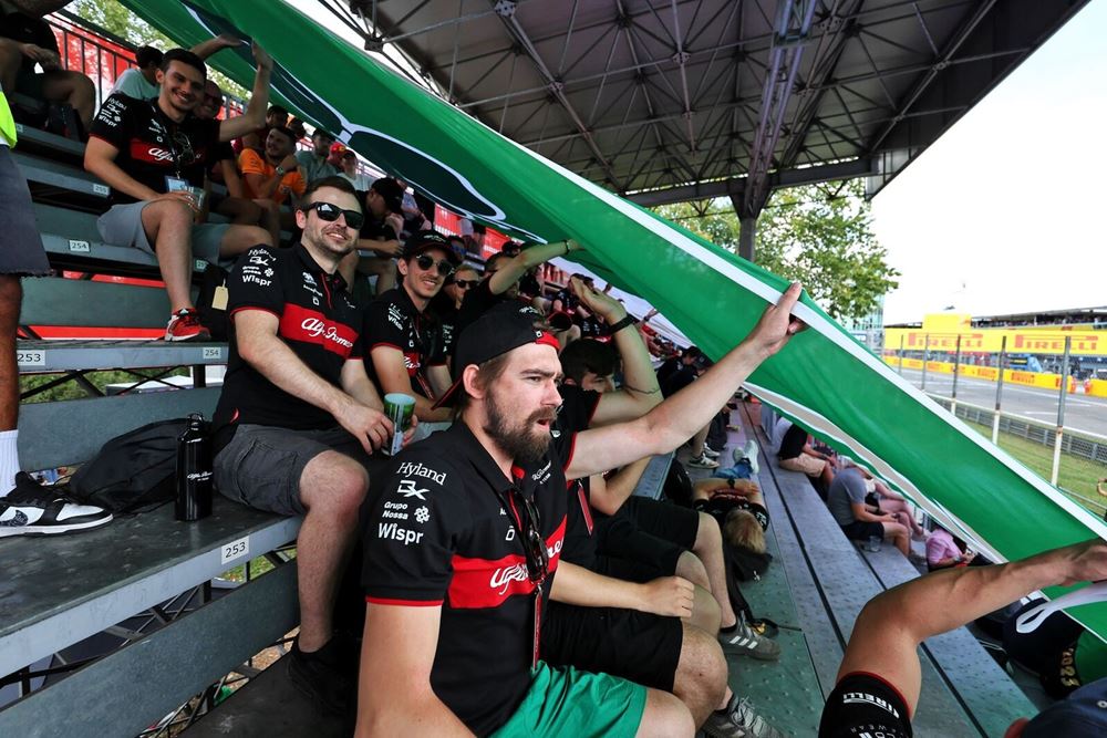 F1 Grand Prix Monza Alfa Romeo fans