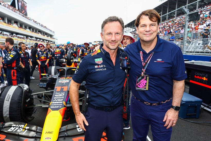 F1 Christian Horner Jim Farley