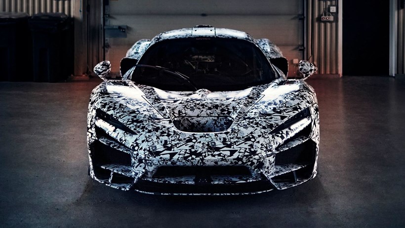 McLaren W1 winter test