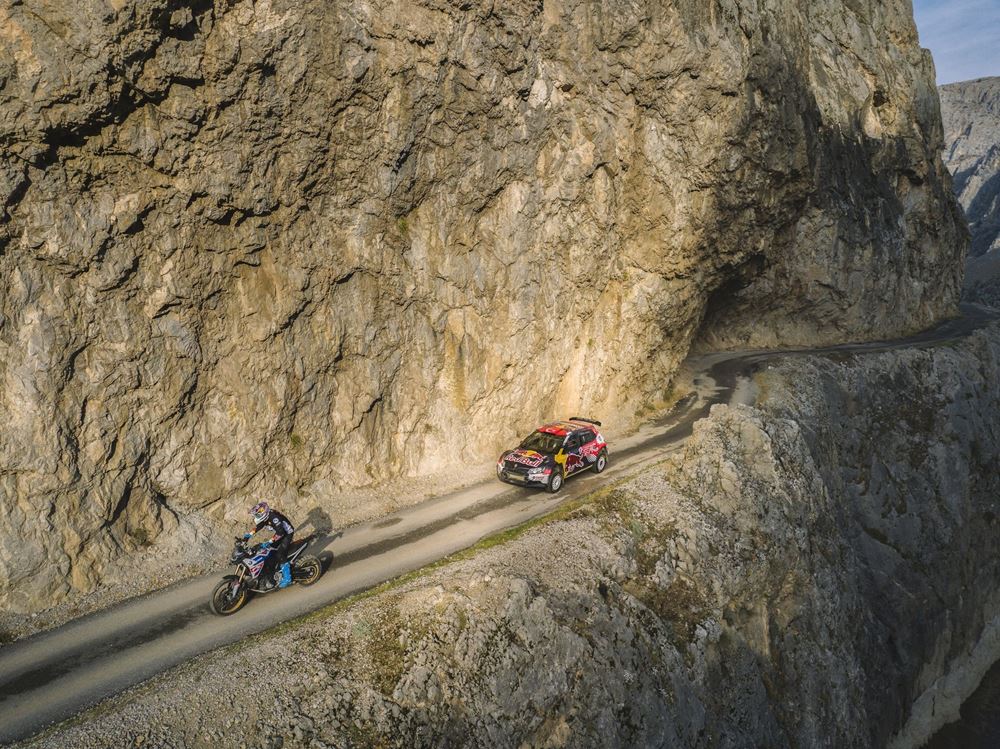 Red Bull Φαραγγι Τουρκία Skoda Fabia Rally BMW F900 GS