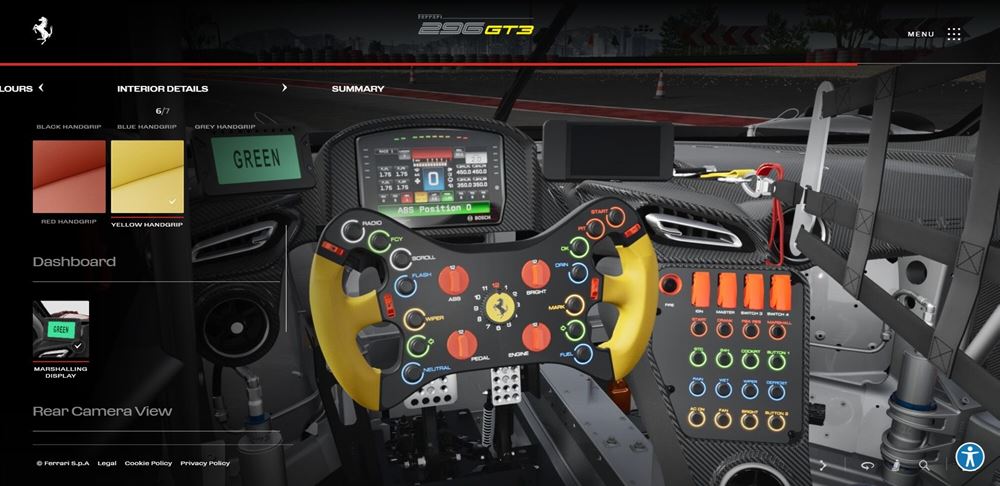 Ferrari 296 GT3 Configurator