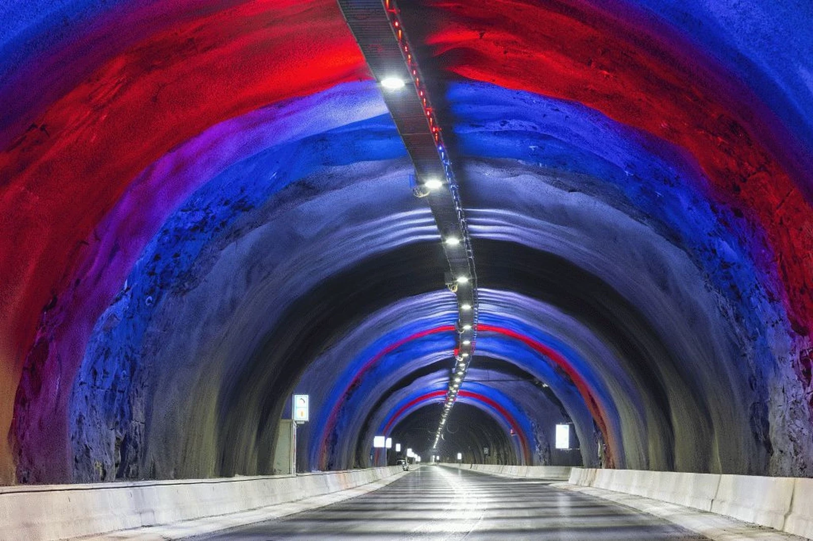 Faroe Islands Eysturoy Tunnel