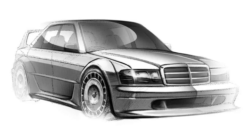 Mercedes 190E Evo II HWA Restomod
