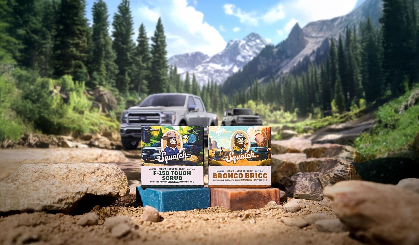 Ford Dr Squatch soap