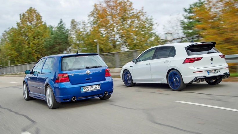 Volkswagen Golf R32 εναντίον Volkswagen Golf R 20 Years Edition
