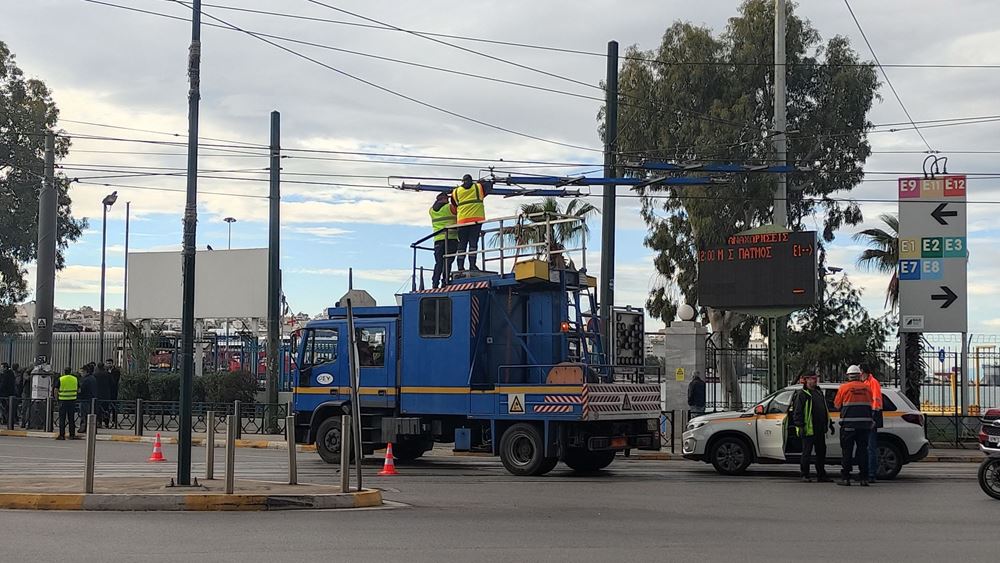 Τρολεϊ καλώδια πειραιάς