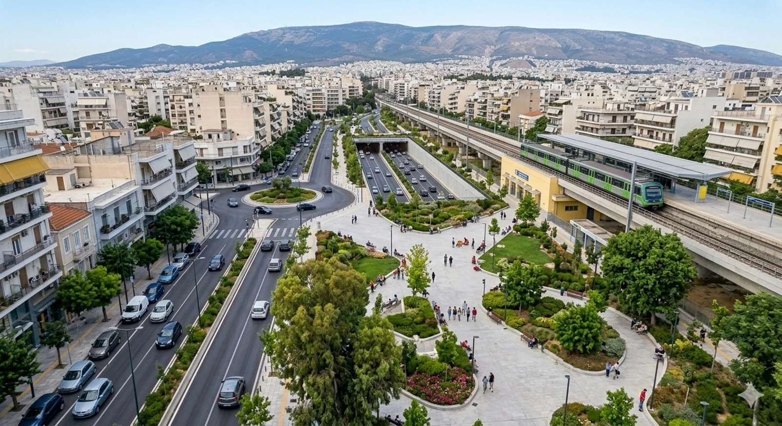 Νέο Ηράκλειο υπογειοποίηση φωτογραφία Gemini AI