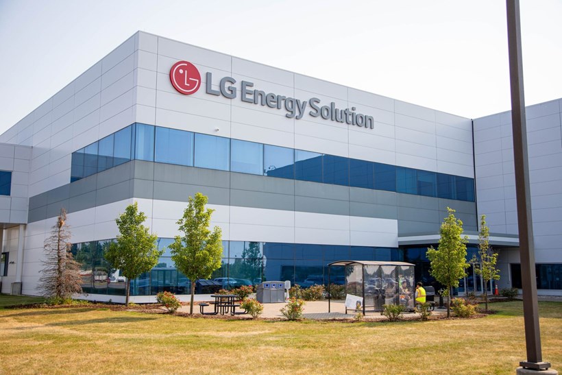 LG εργοστάσιο μπαταριών ηλεκτρικών αυτοκινήτων