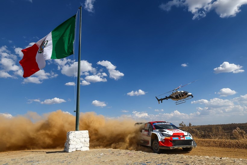 WRC Mexico Rally Toyota