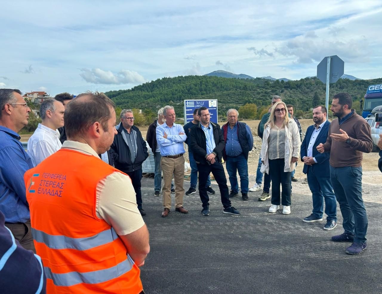 Γέφυρα Πούρνου Εύβοια Περιφερειάρχης Φάνης Σπανός