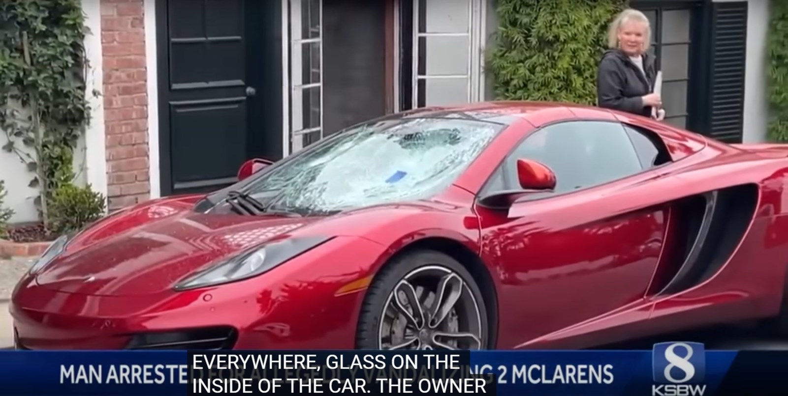 Monterey Car Week McLaren βανδαλισμός