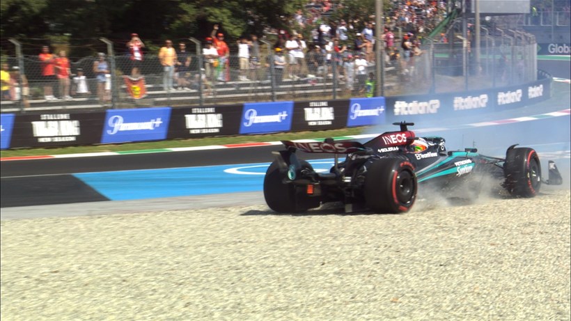 F1 GP Ιταλίας Monza Andrea Kimi Antonello ατύχημα